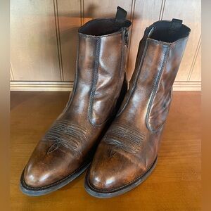 Laredo Men’s Fletcher Brown Round Toe Western Boots Size 11